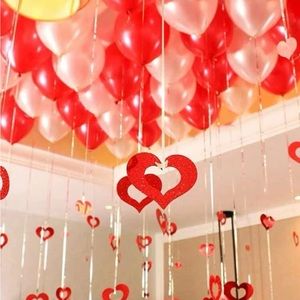 100 piece heart balloons pendant